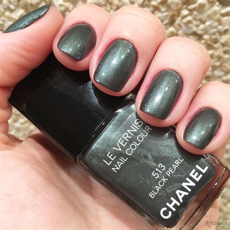 chanel black pearl nail polish review|chanel nail polish colour chart.